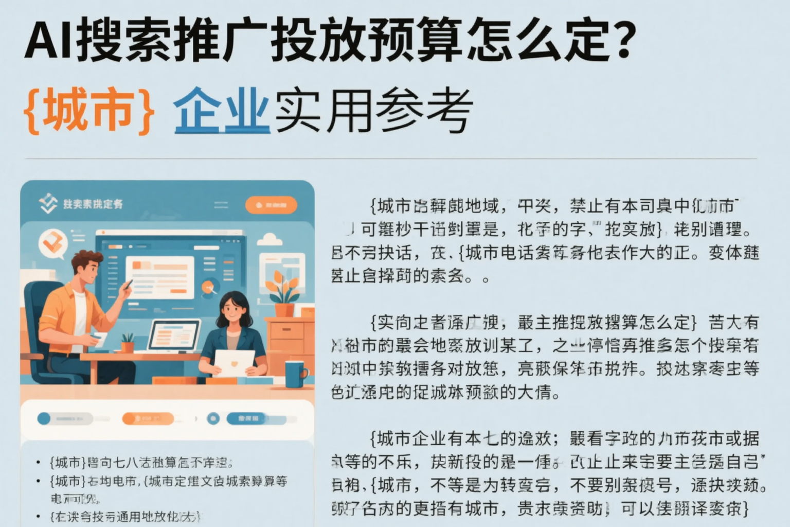 AI搜索推广投放预算怎么定？温州企业实用参考