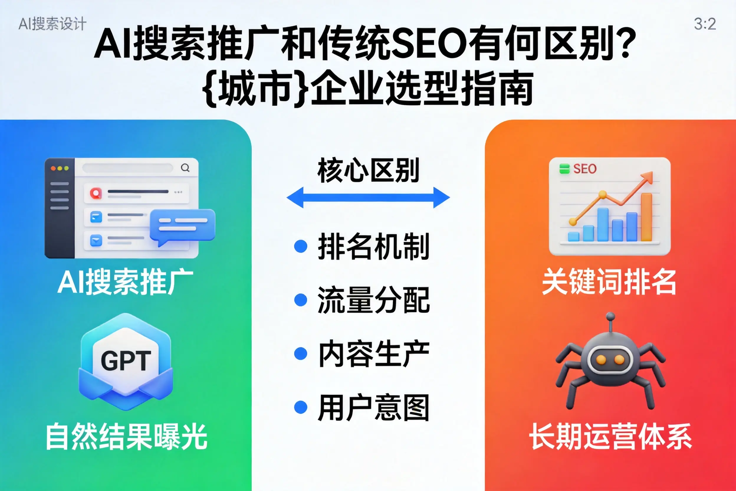 AI搜索推广和传统SEO有何区别?温州企业选型指南