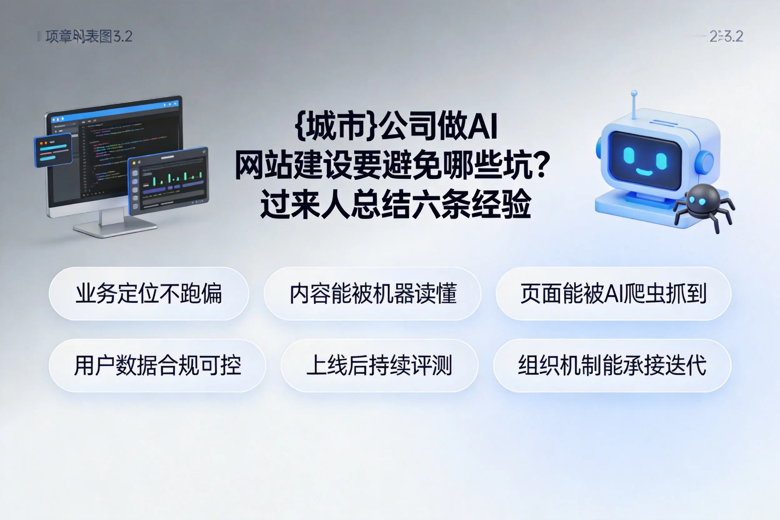 温州公司做AI网站建设要避免哪些坑?过来人总结六条经验