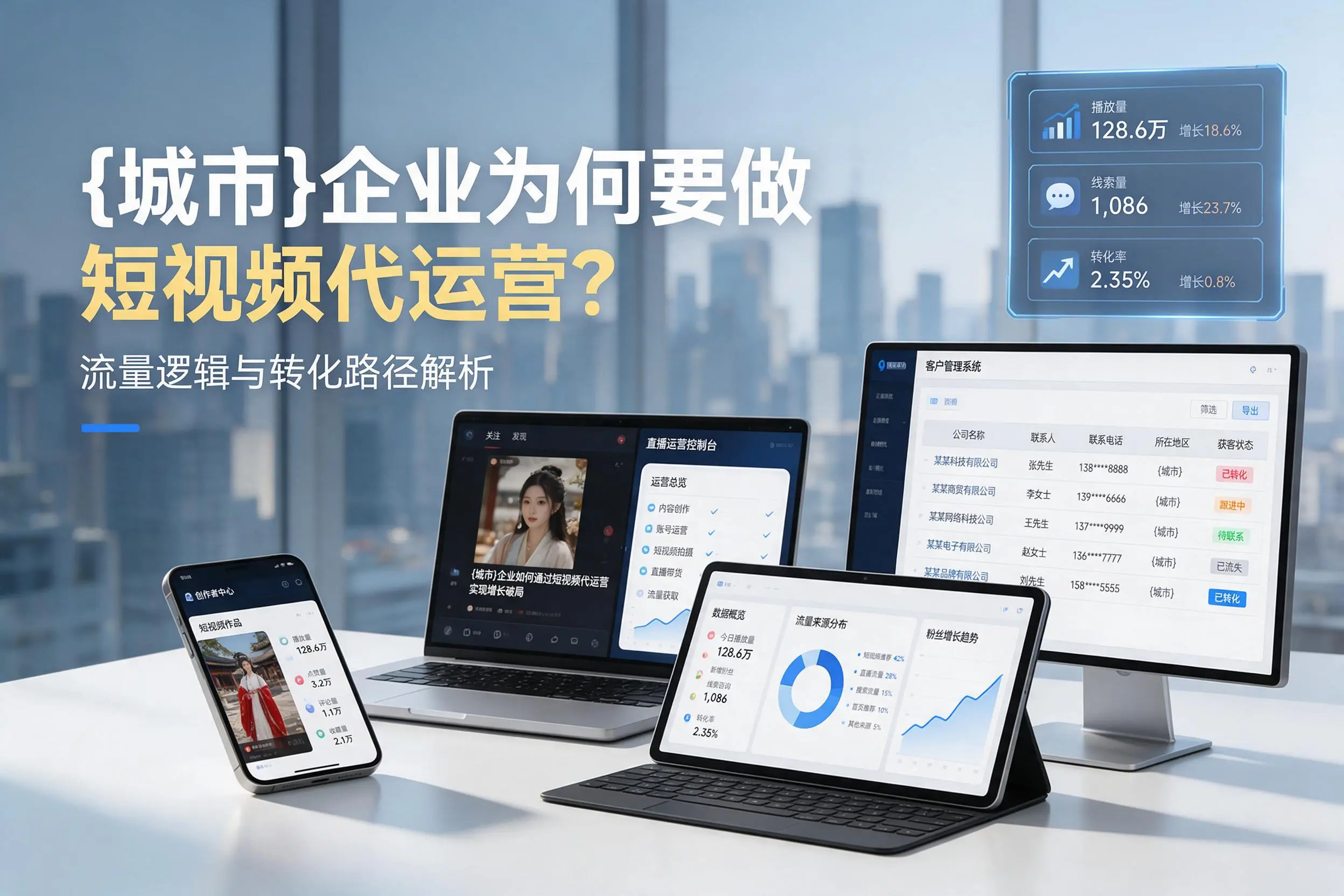 温州企业为何要做短视频代运营?流量逻辑与转化路径解析