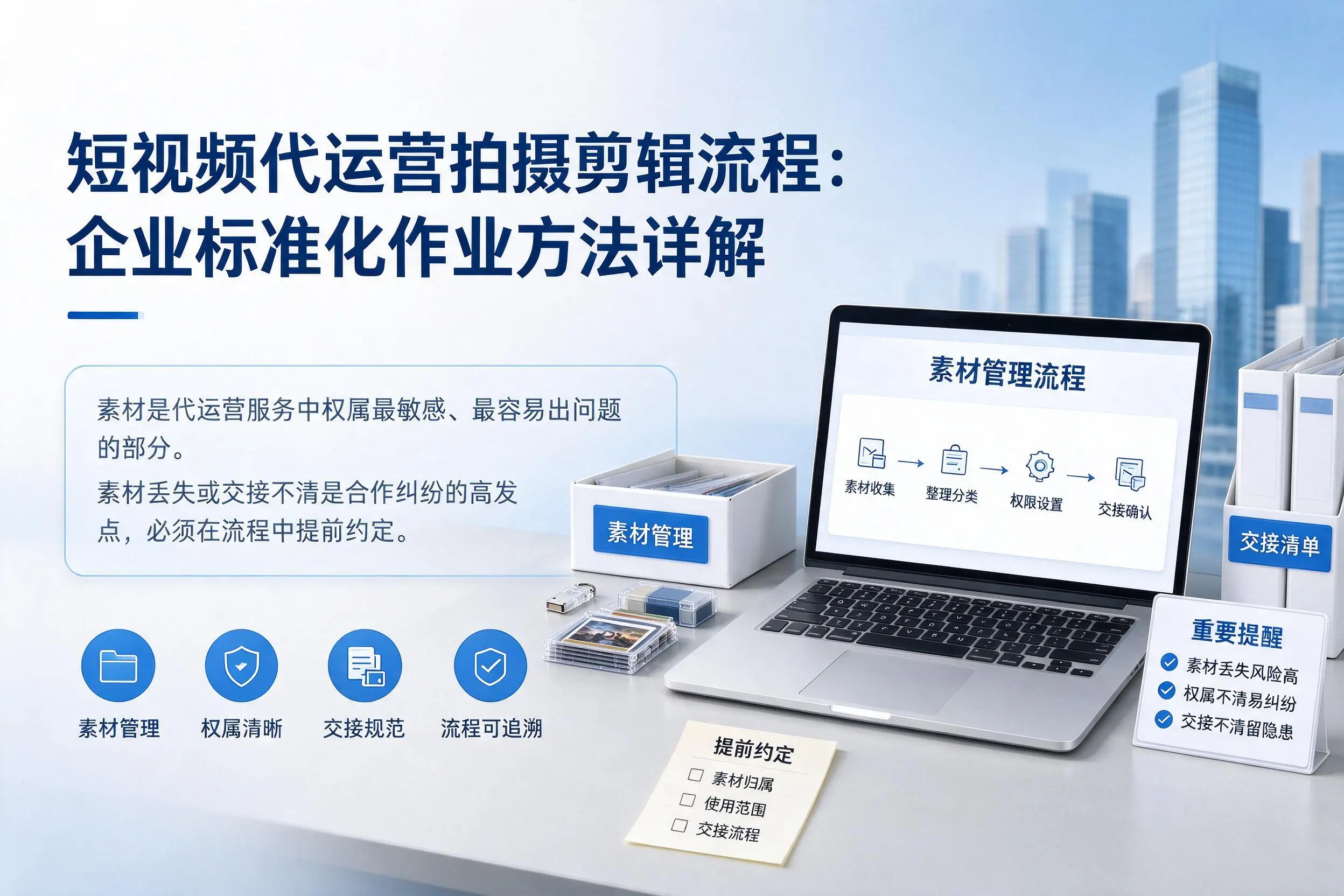 短视频代运营拍摄剪辑流程：温州企业标准化作业方法详解