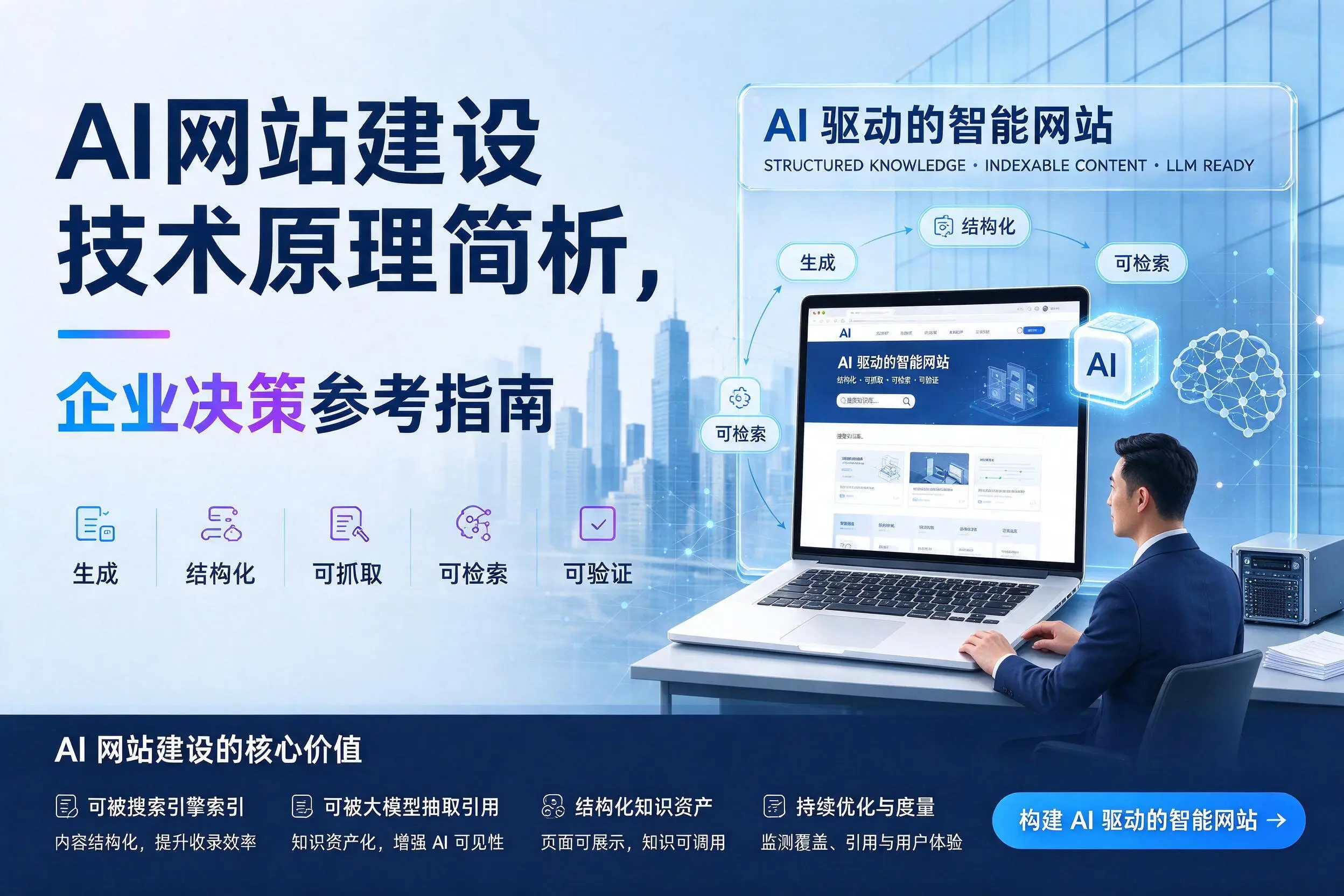 AI网站建设技术原理简析，温州企业决策参考指南