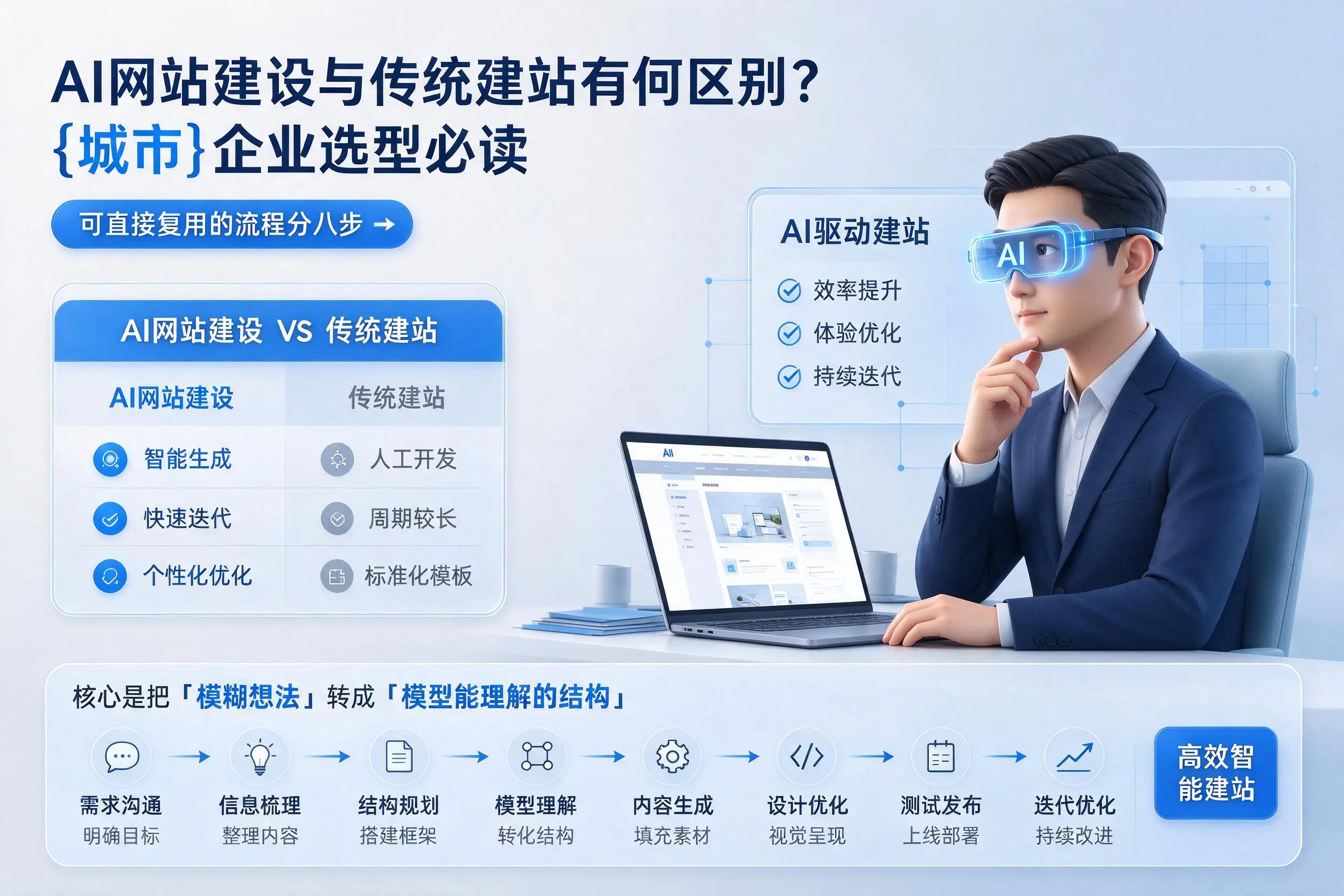 AI网站建设与传统建站有何区别?温州企业选型必读