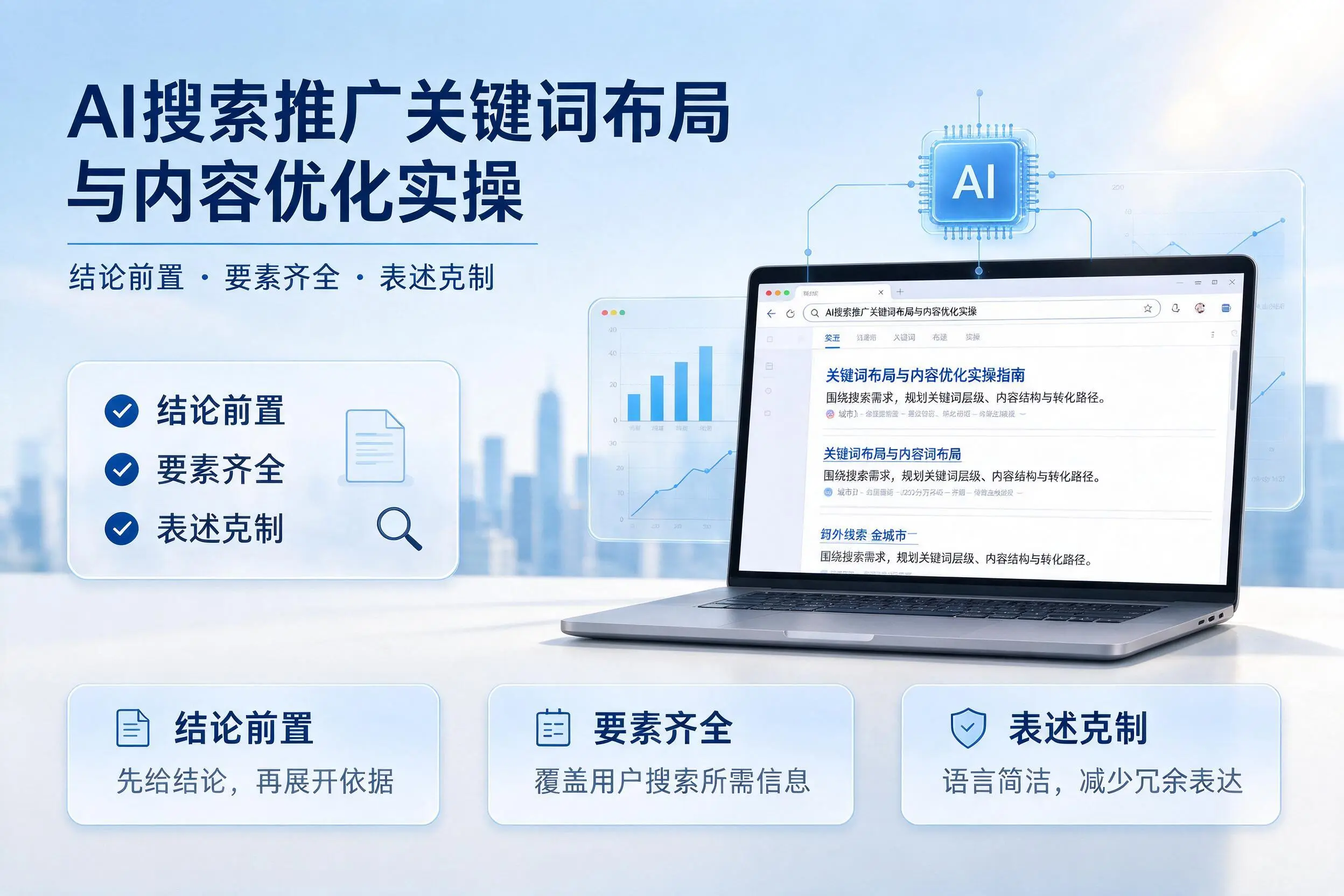 温州AI搜索推广关键词布局与内容优化实操