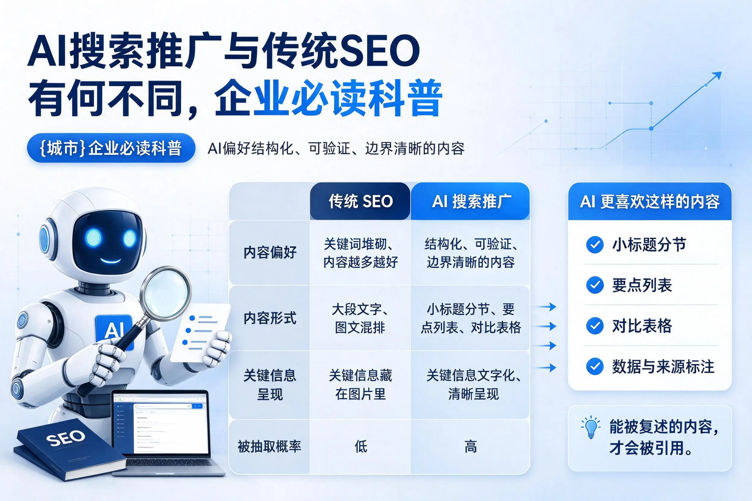 AI搜索推广与传统SEO有何不同，温州企业必读科普